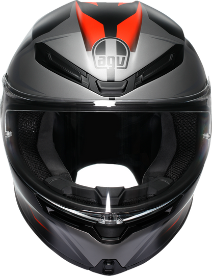 AGV K6 S Helmet - Karve - Matte Black/Gray/Red - 2XL 2118395002-024-XXL