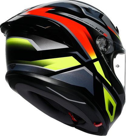 AGV K6 S Helmet - Erazer - Black/Red/Yellow Fluo - XL 2118395002-026-XL