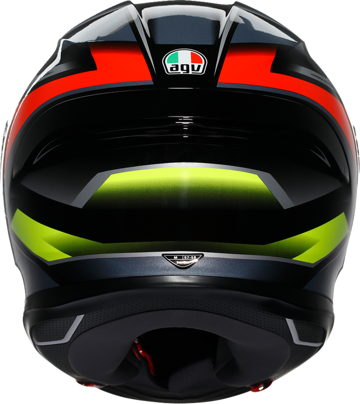 AGV K6 S Helmet - Erazer - Black/Red/Yellow Fluo - Medium 2118395002-026-M