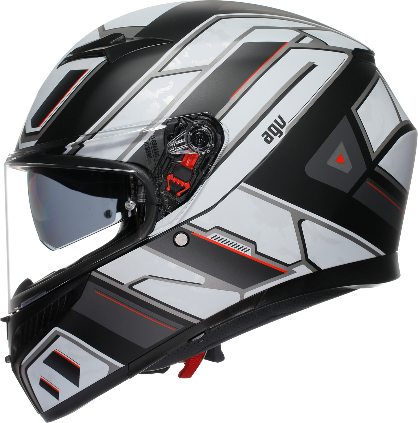 AGV K3 Helmet - Rivia - Matte Black/White - 2XL 2118381004-019-XXL