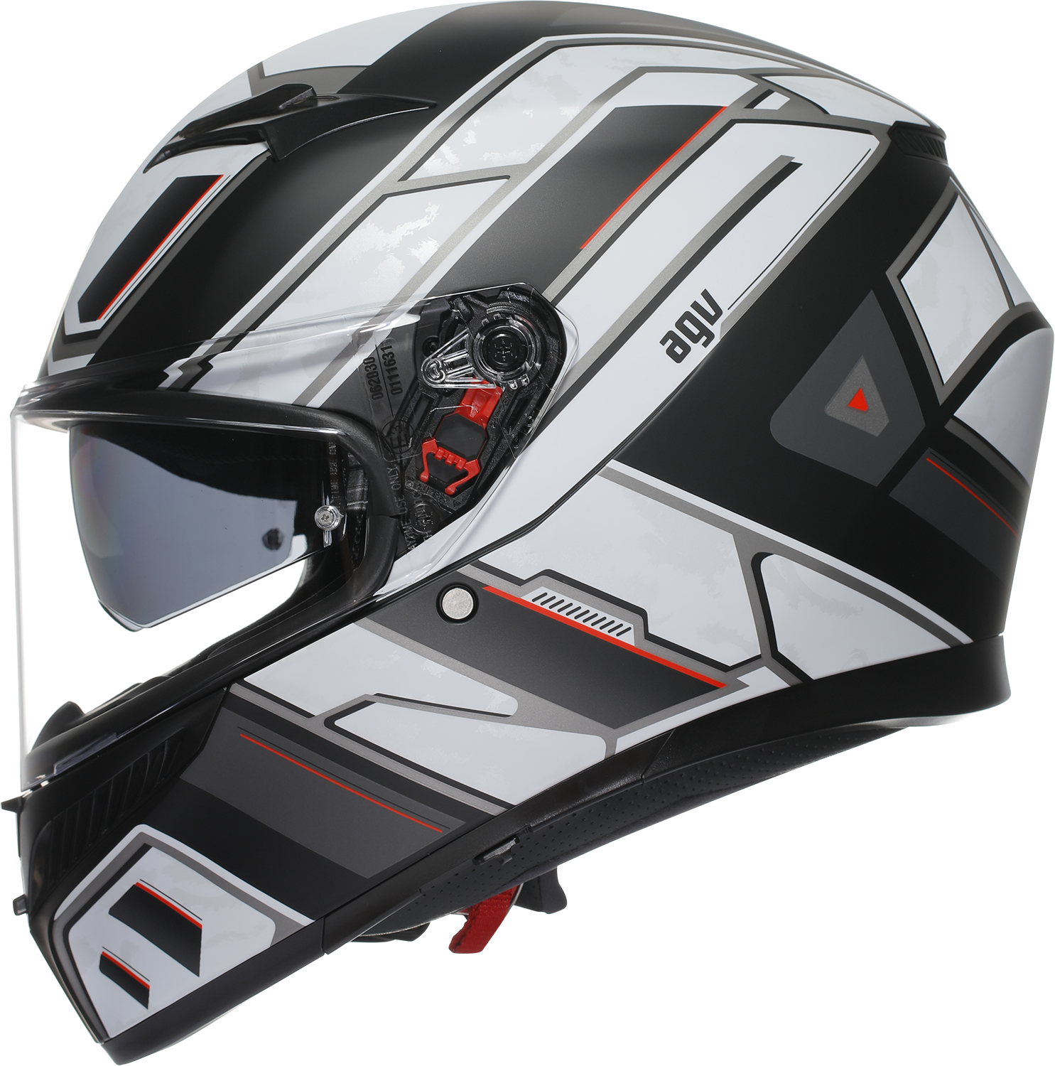 AGV K3 Helmet - Rivia - Matte Black/White - 2XL 2118381004-019-XXL
