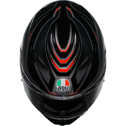 AGV K3 Helmet - Syth - Black/Red - Small 2118381004-021-S