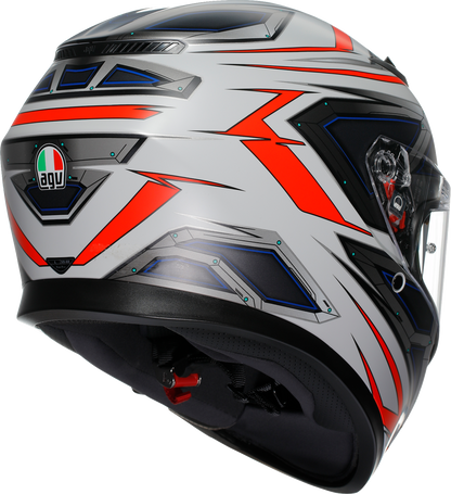 AGV K3 Helmet - Space - Matte White/Red Fluo - Small 2118381004-020-S