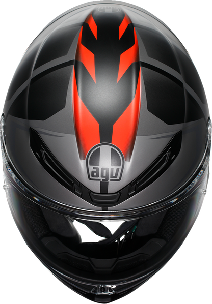 AGV K6 S Helmet - Karve - Matte Black/Gray/Red - 2XL 2118395002-024-XXL