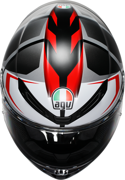 AGV K6 S Helmet - Karve - Matte Black/White/Red - XL 2118395002-025-XL