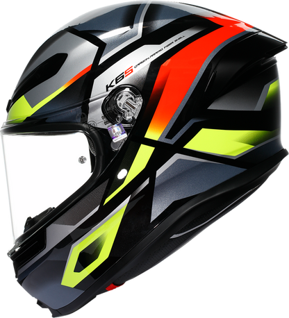 AGV K6 S Helmet - Erazer - Black/Red/Yellow Fluo - XL 2118395002-026-XL