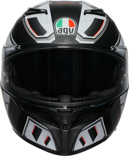 AGV K3 Helmet - Rivia - Matte Black/White - Small 2118381004-019-S