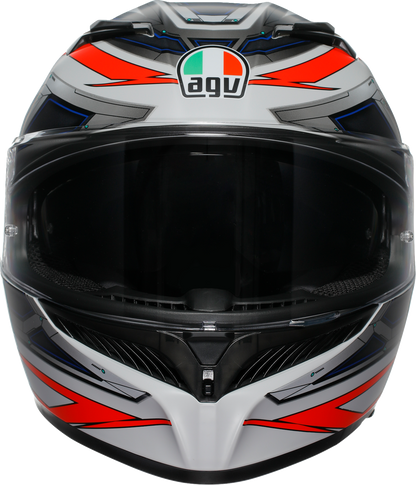 AGV K3 Helmet - Space - Matte White/Red Fluo - Small 2118381004-020-S