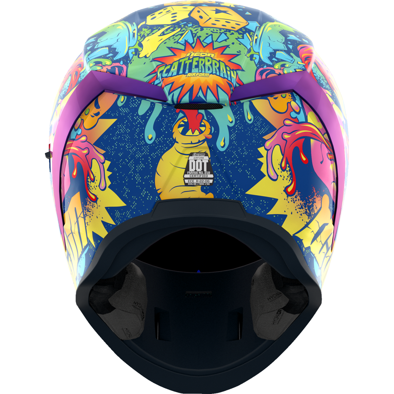 ICON Airform* Helmet - Scatterbrain - MIPS? - Purple - Large 0101-17919