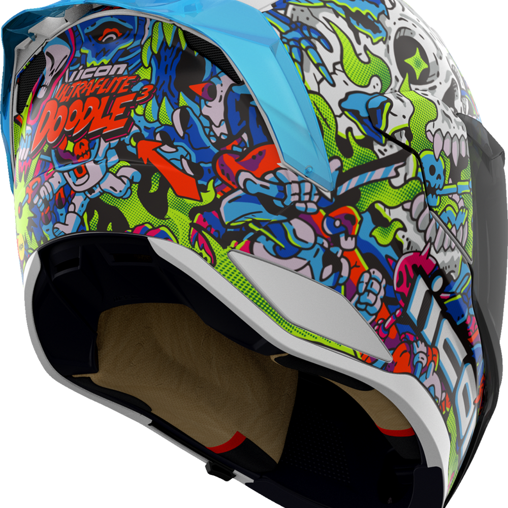 
                      
                        ICON Ultraflite Helmet - Doodle 3 - MIPS? - Blue - Large 0101-18064
                      
                    
