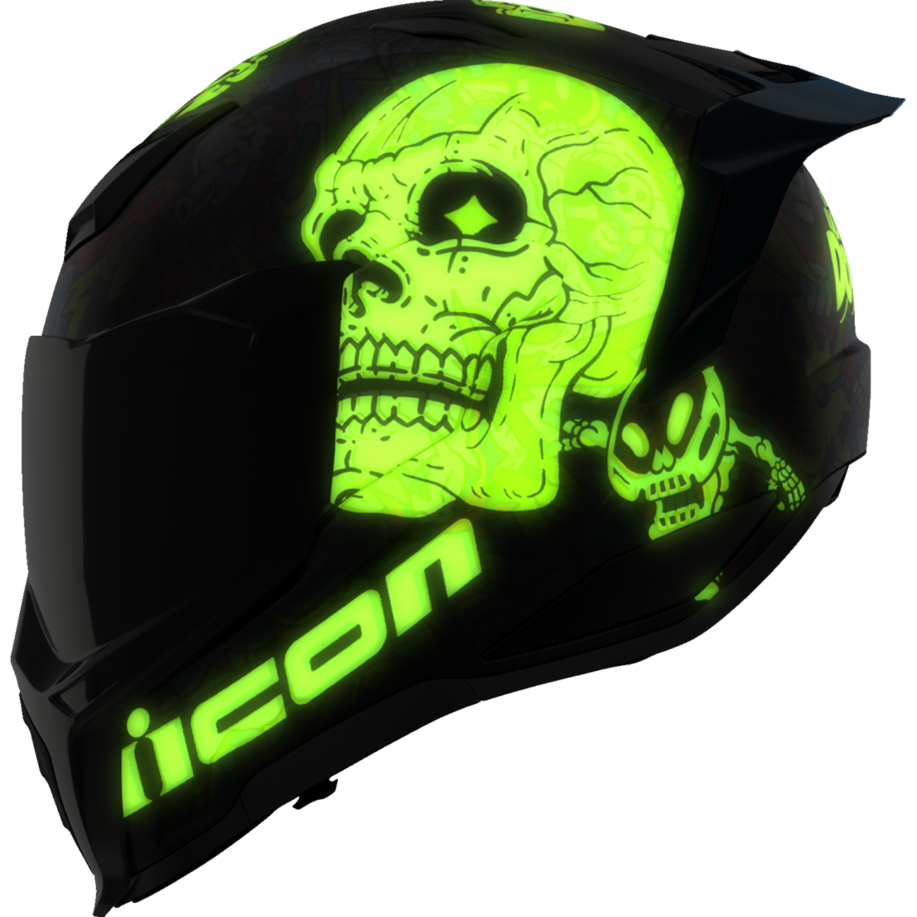 ICON Ultraflite Helmet - Doodle 3 - MIPS? - Blue - Large 0101-18064