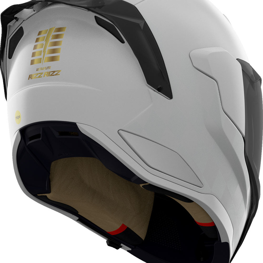 
                      
                        ICON Ultraflite Helmet - Rizz Rizz - MIPS? - White - Small 0101-17940
                      
                    
