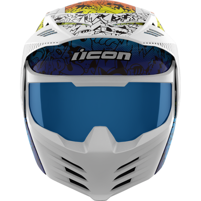 ICON Elsinore* Helmet - Doodle 3 - White - XS 0104-3437