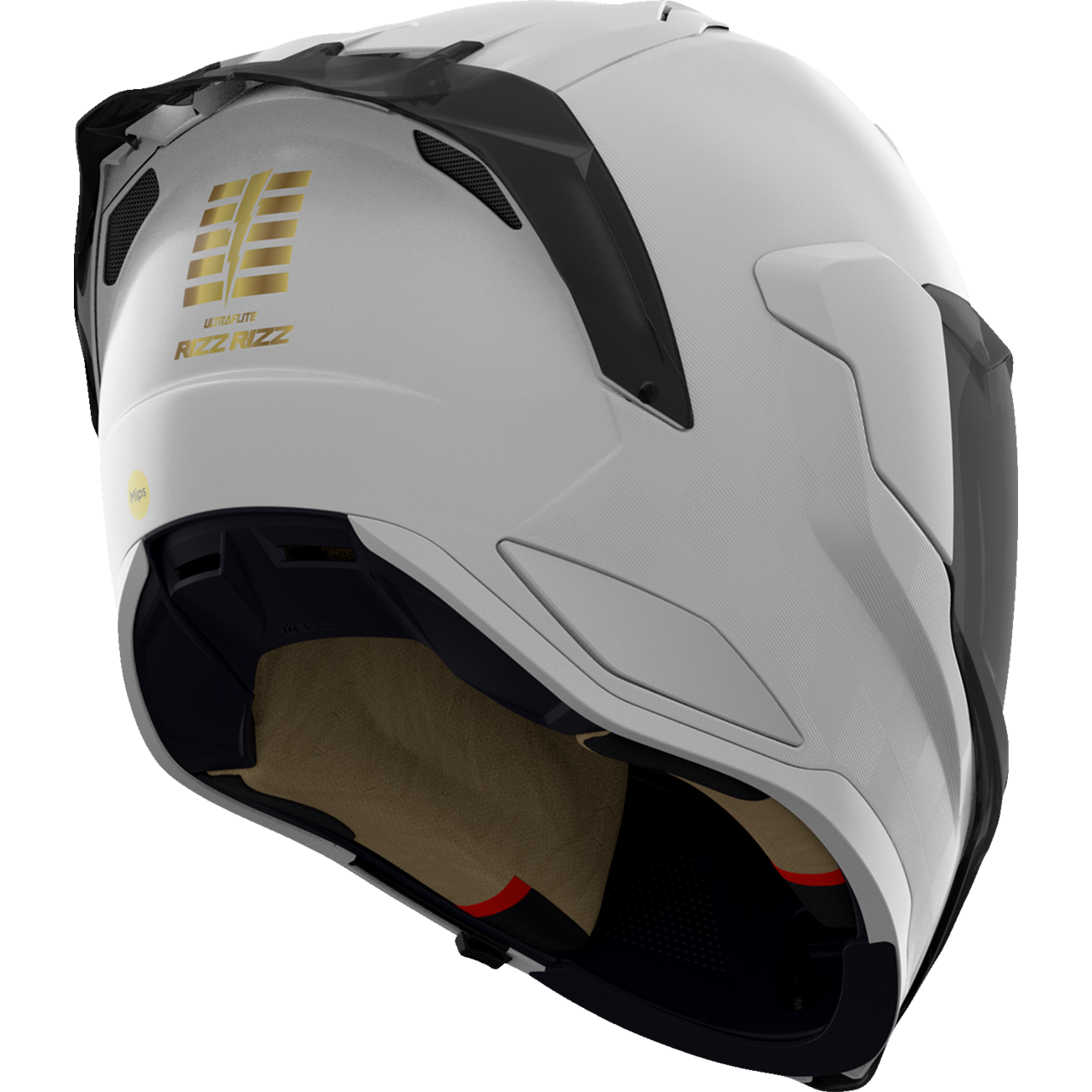 ICON Ultraflite Helmet - Rizz Rizz - MIPS? - White - XL 0101-17943