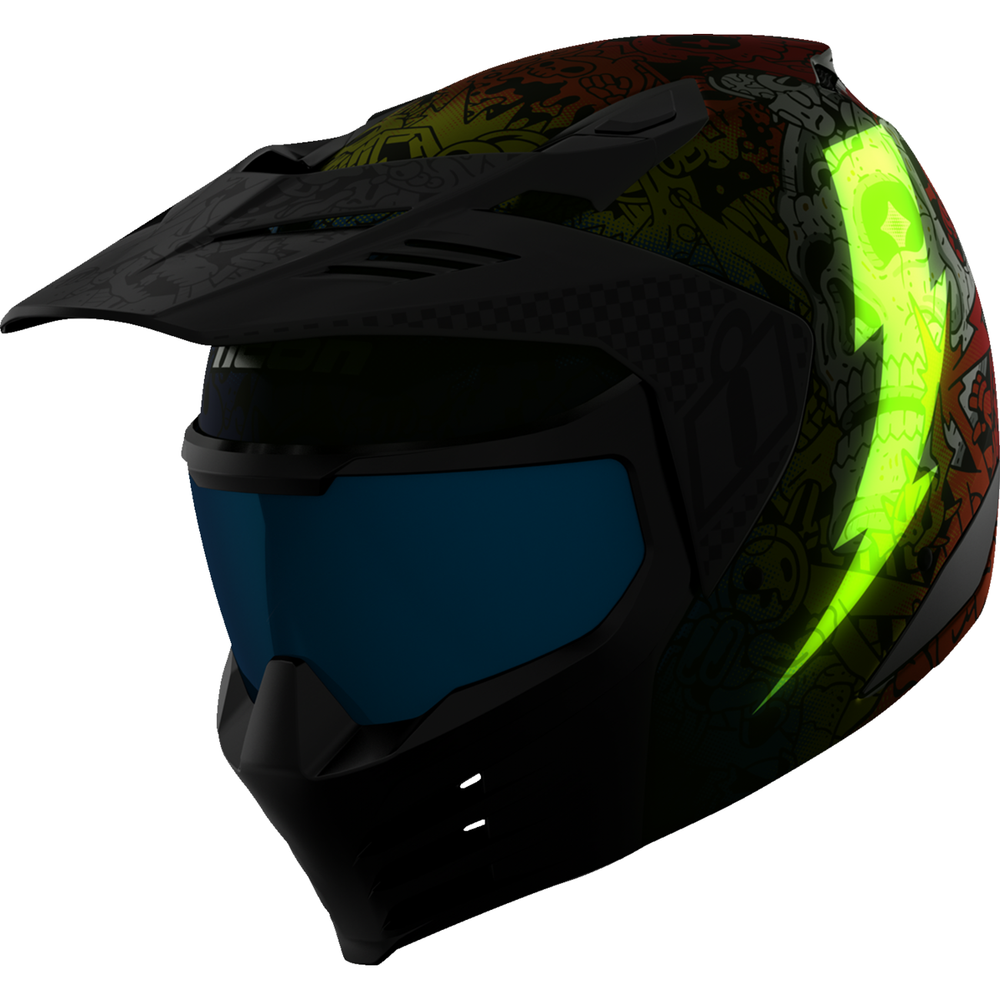 
                      
                        ICON Elsinore* Helmet - Doodle 3 - White - Large 0104-3440
                      
                    