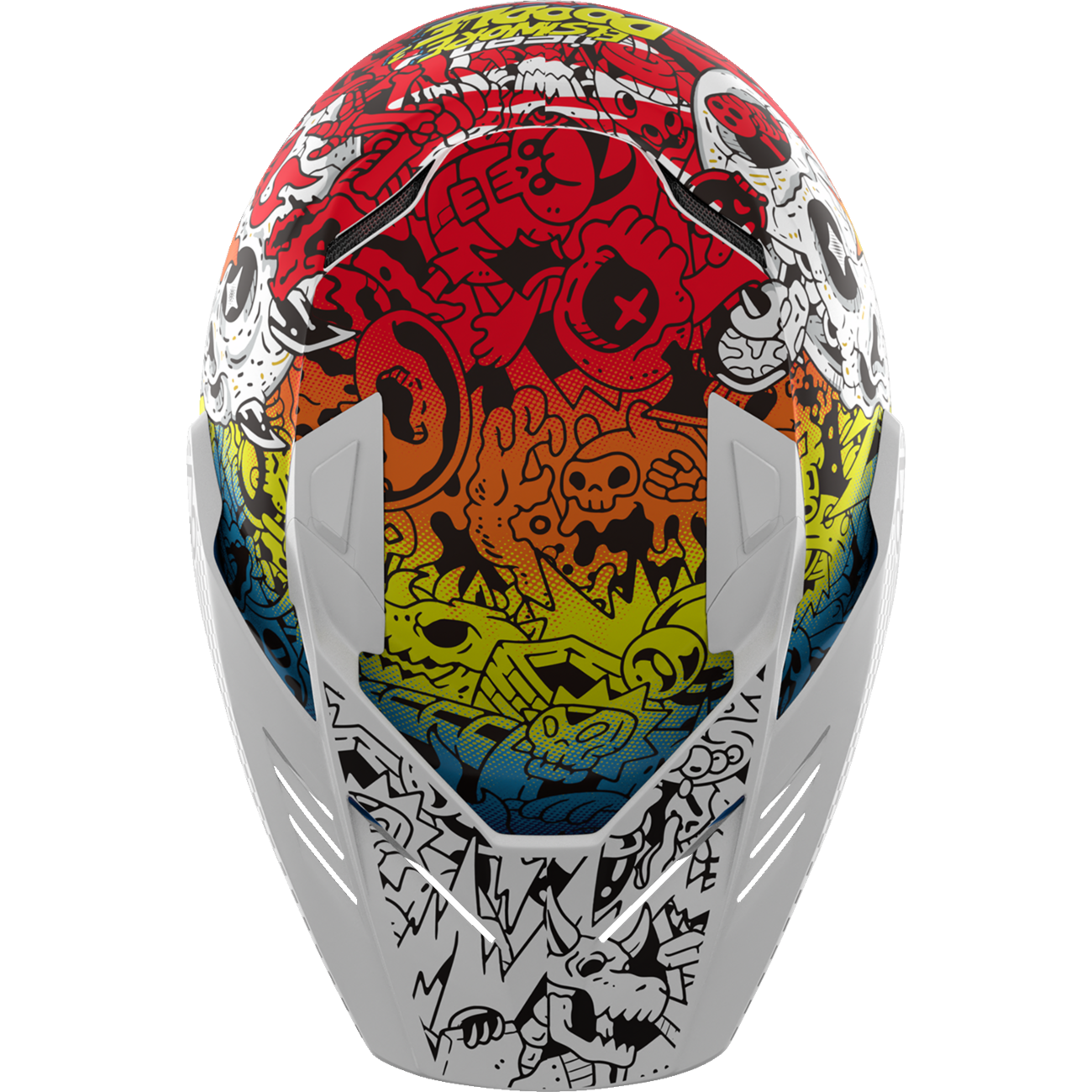 ICON Elsinore* Helmet - Doodle 3 - White - Small 0104-3438