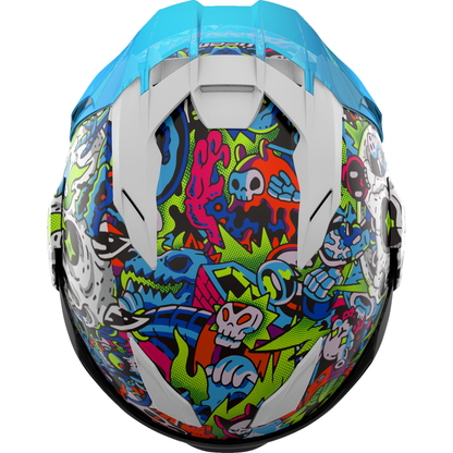 ICON Ultraflite Helmet - Doodle 3 - MIPS? - Blue - Medium 0101-18063