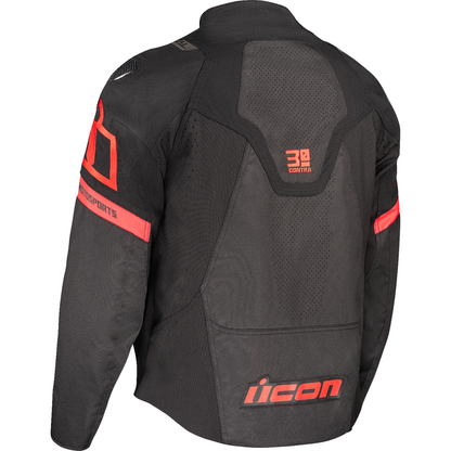 ICON Contra3* Hero Jacket - Black - Small 2820-7050