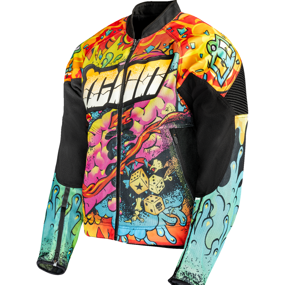 ICON Overlord3* Scatterbrain Mesh Jacket - Black - 2XL 2820-7078