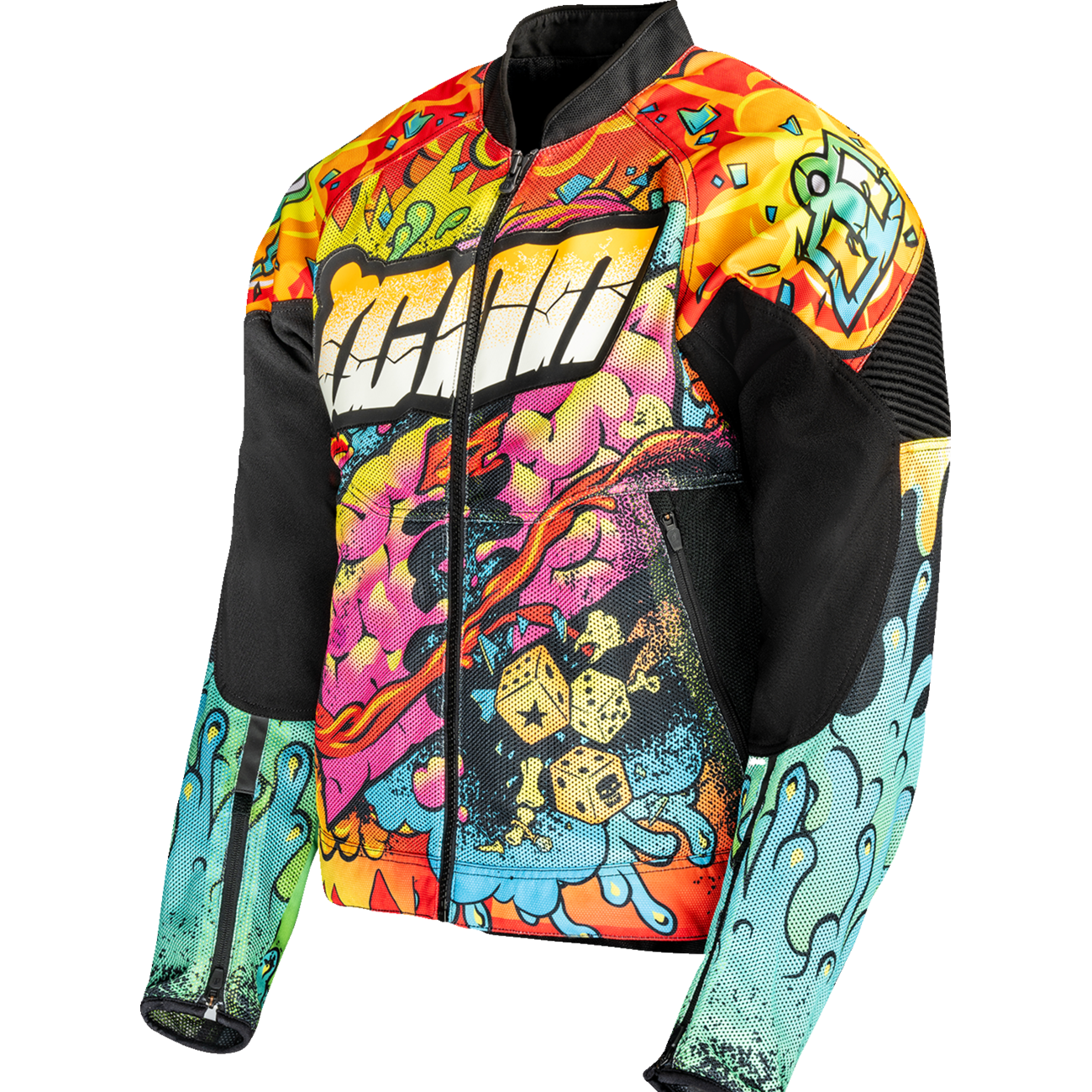 ICON Overlord3* Scatterbrain Mesh Jacket - Black - 2XL 2820-7078