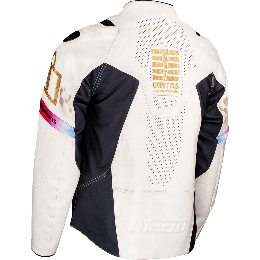 ICON Contra3* Rizz Rizz Jacket - White - Large 2810-4302