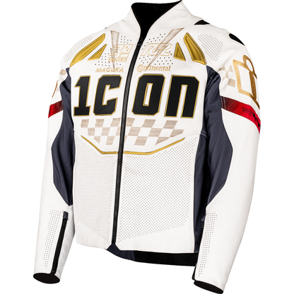 ICON Contra3* Rizz Rizz Jacket - White - Medium 2810-4301