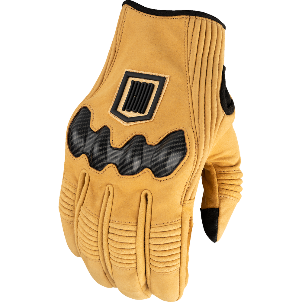 ICON Long Track CX* Gloves - Tan - Medium 3301-4894