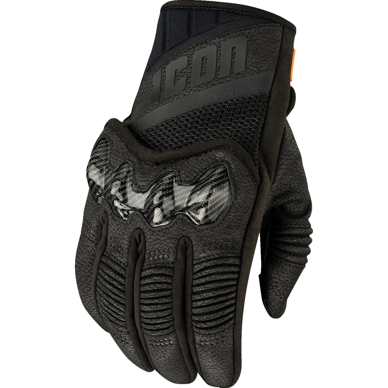 ICON Contra3* Gloves - Black - Medium 3301-4882