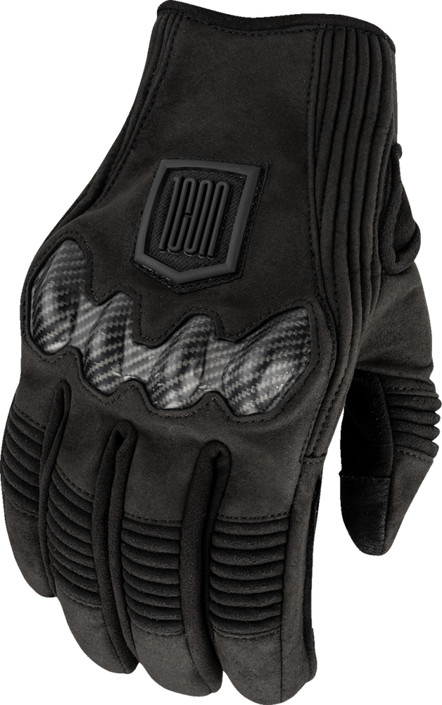 ICON Long Track CX* Gloves - Black - Large 3301-4889