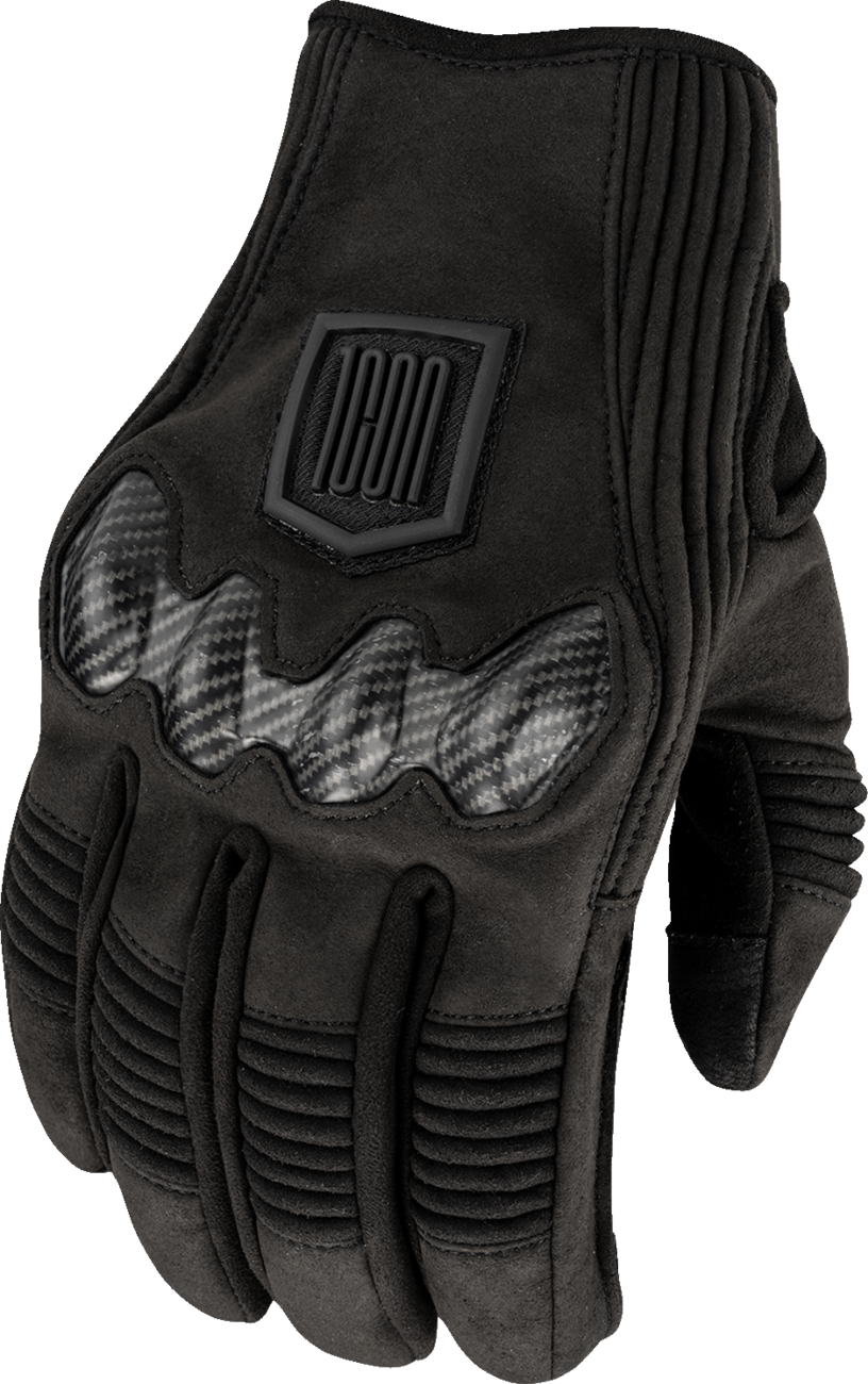 ICON Long Track CX* Gloves - Black - Large 3301-4889