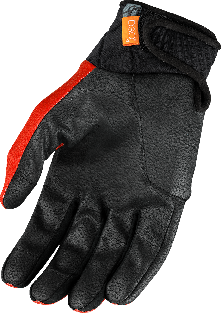 ICON Anthem3* Gloves - Red - Medium 3301-4870