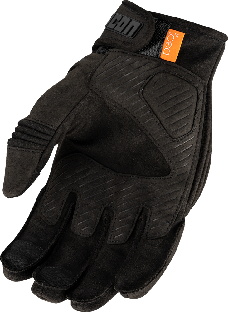 ICON Long Track CX* Gloves - Black - Large 3301-4889