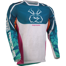 MOOSE OFFROAD Sahara Jersey - Teal/Orange/Pink - Small 2910-8339