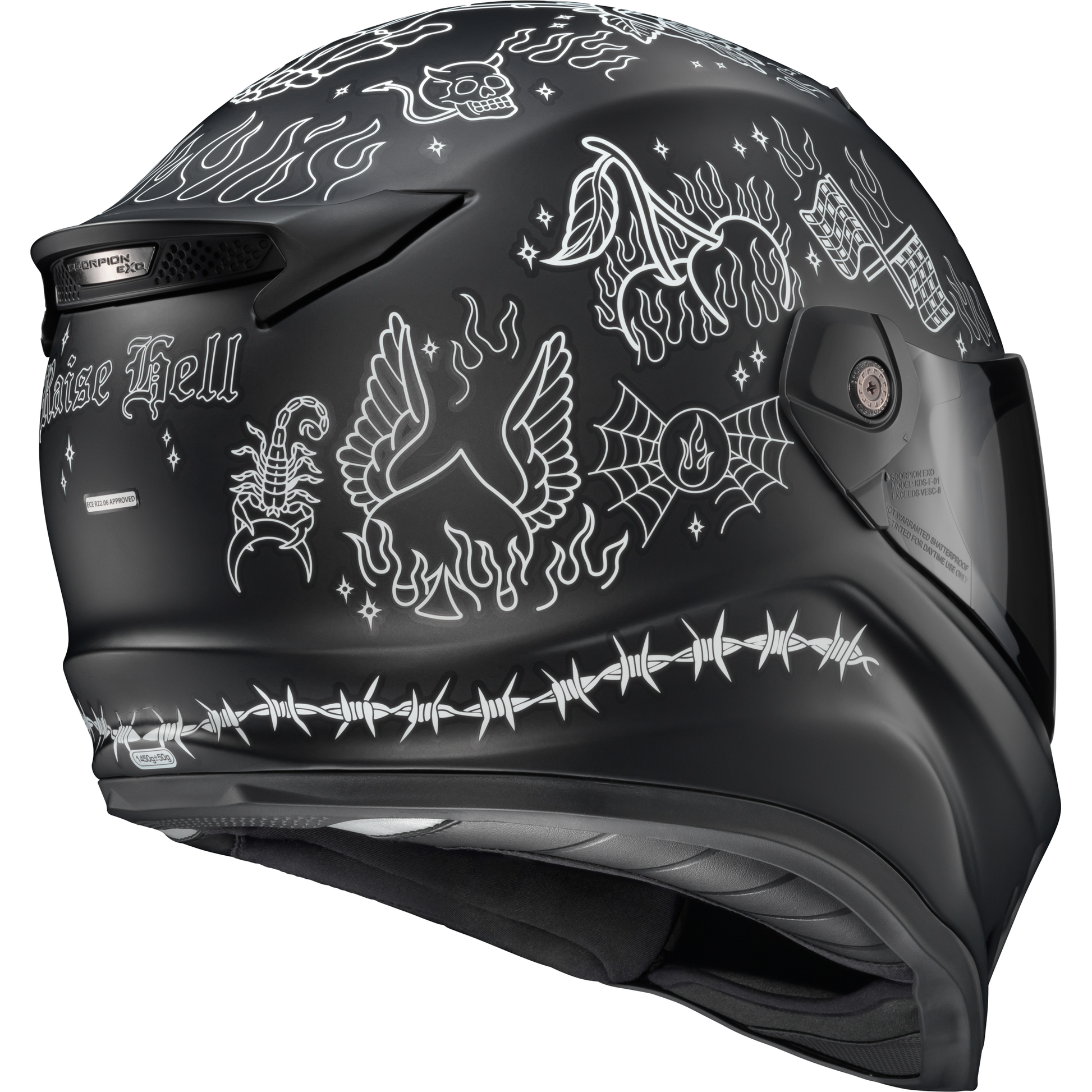 Covert Fx Full Face Helmet The Litas 2 Black 2x