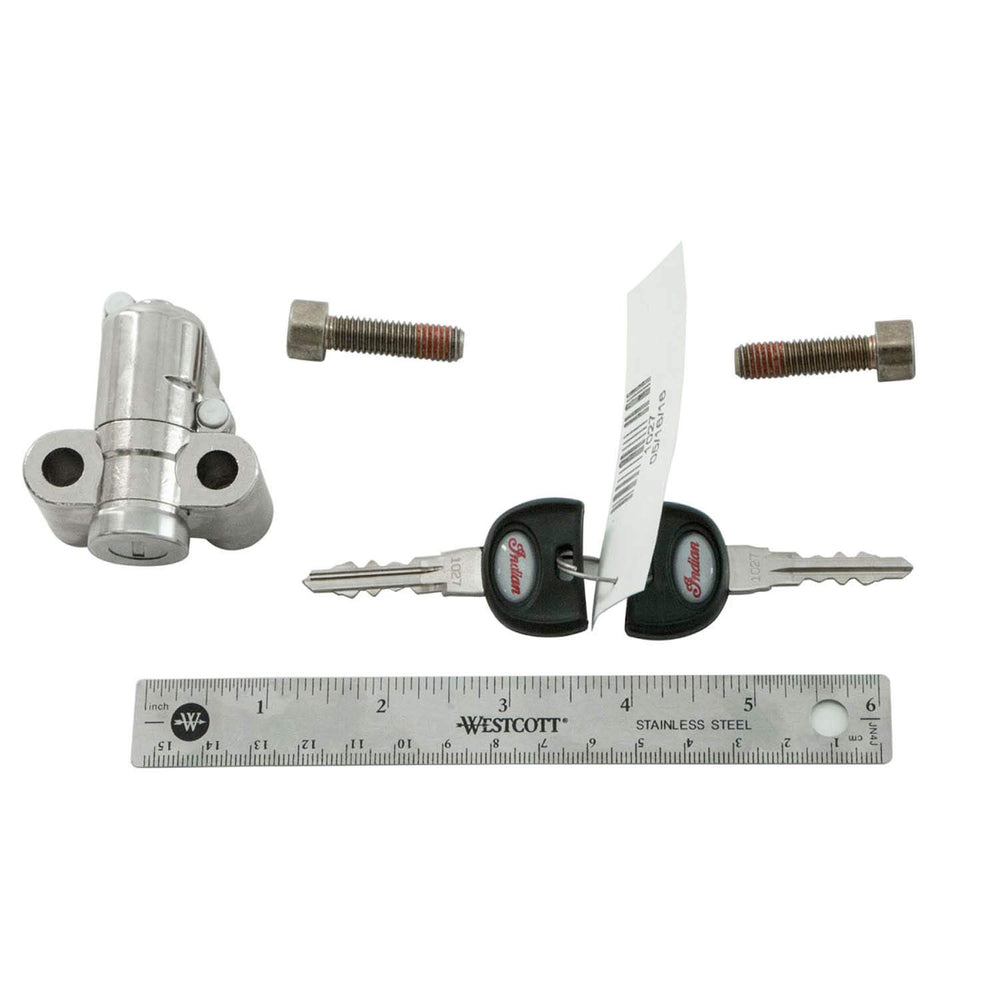 
                      
                        Indian Motorcycle Steering Head Lock Kit, Genuine OEM Part 2205199, Qty 1
                      
                    