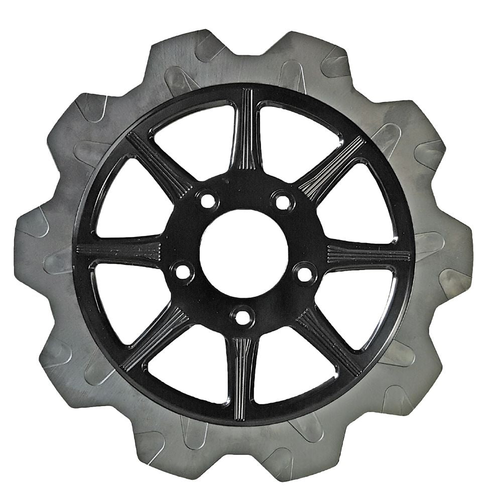 High Carbon Steel Phoenix Front Rotor Black 11.5"