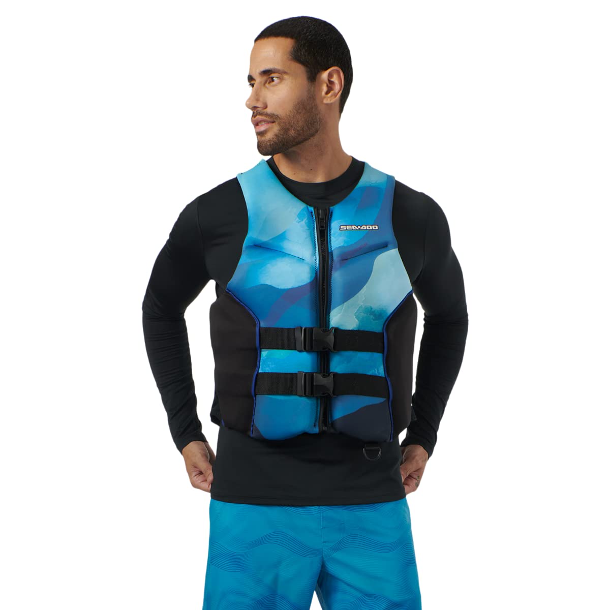 Sea-Doo Airflow Sunset Edition Adult Unisex PFD/Life Jacket (Ecoprene) 285988,Blue,XX-Large