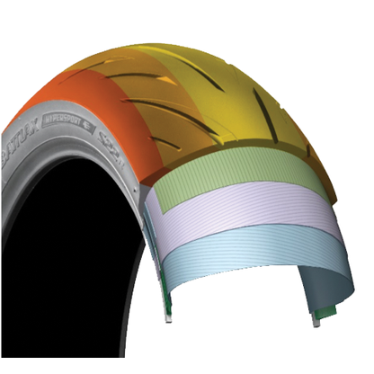 Tire Battlax Hypersport S22 Fr 120/70zr17 58w Radial Tl