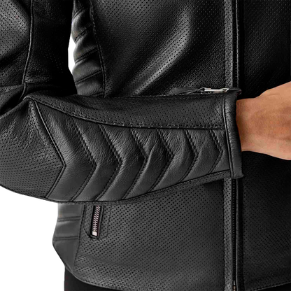 Womens Roadster Air D3o Jacket Black Leather 2xl