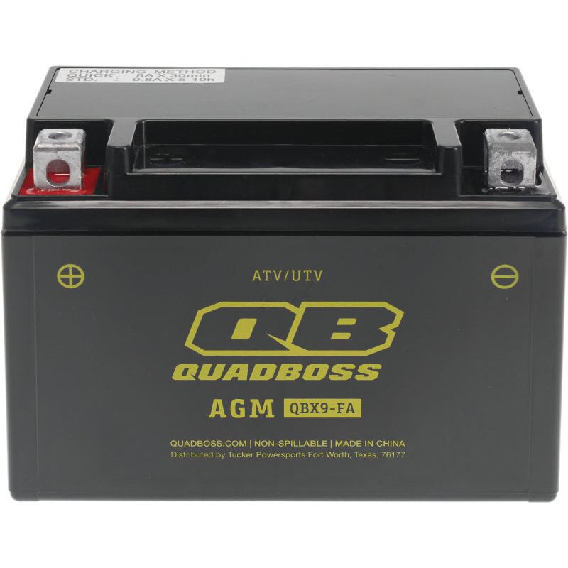 
                      
                        QuadBoss Maintenance-Free AGM Battery QBX9-FA
                      
                    