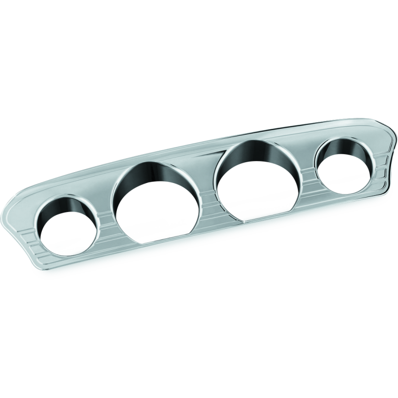 Kuryakyn Tri-Line Gauge Trim 14-Up Touring Models Chrome