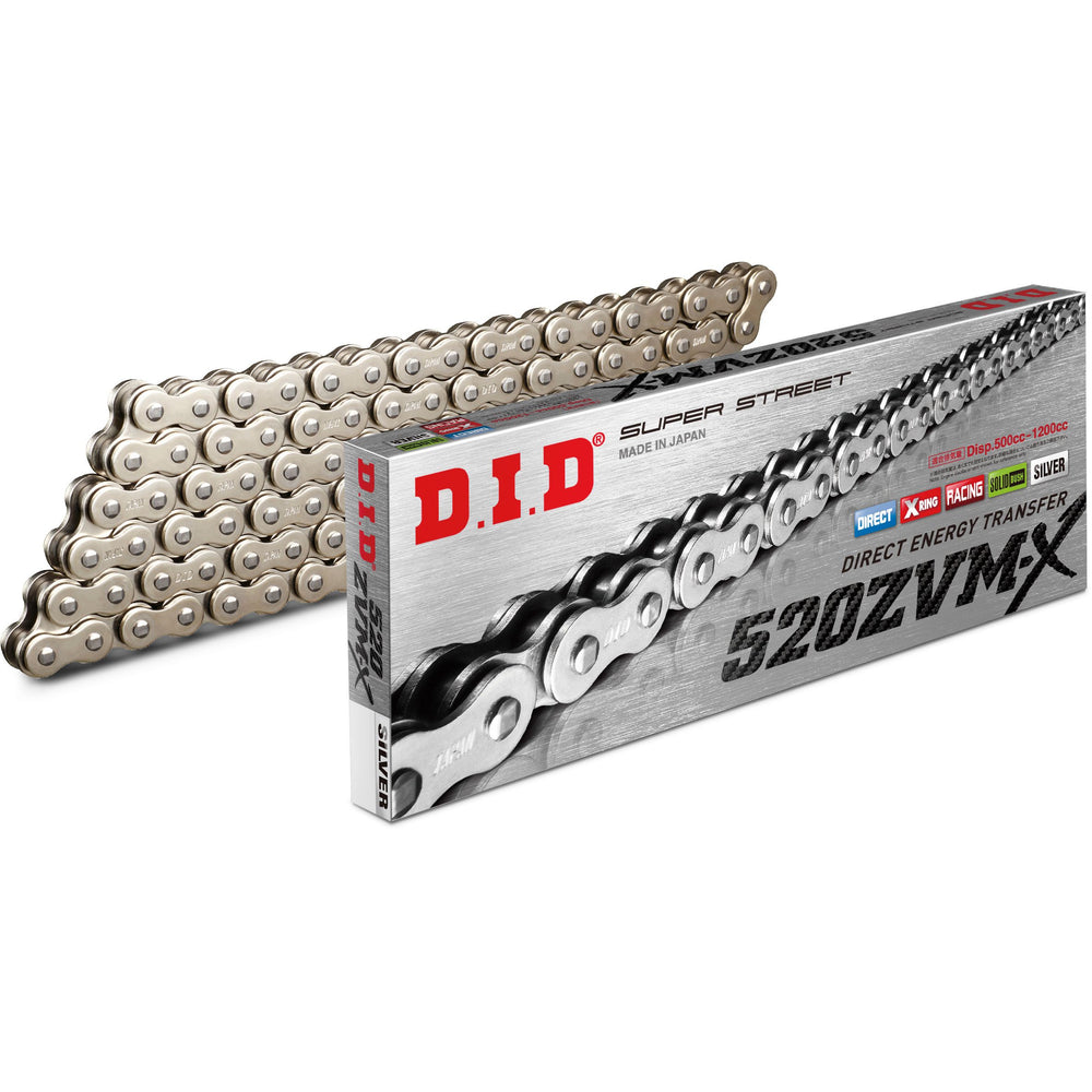 Super Street 520zvmxs 150l X Ring Chain Nickel