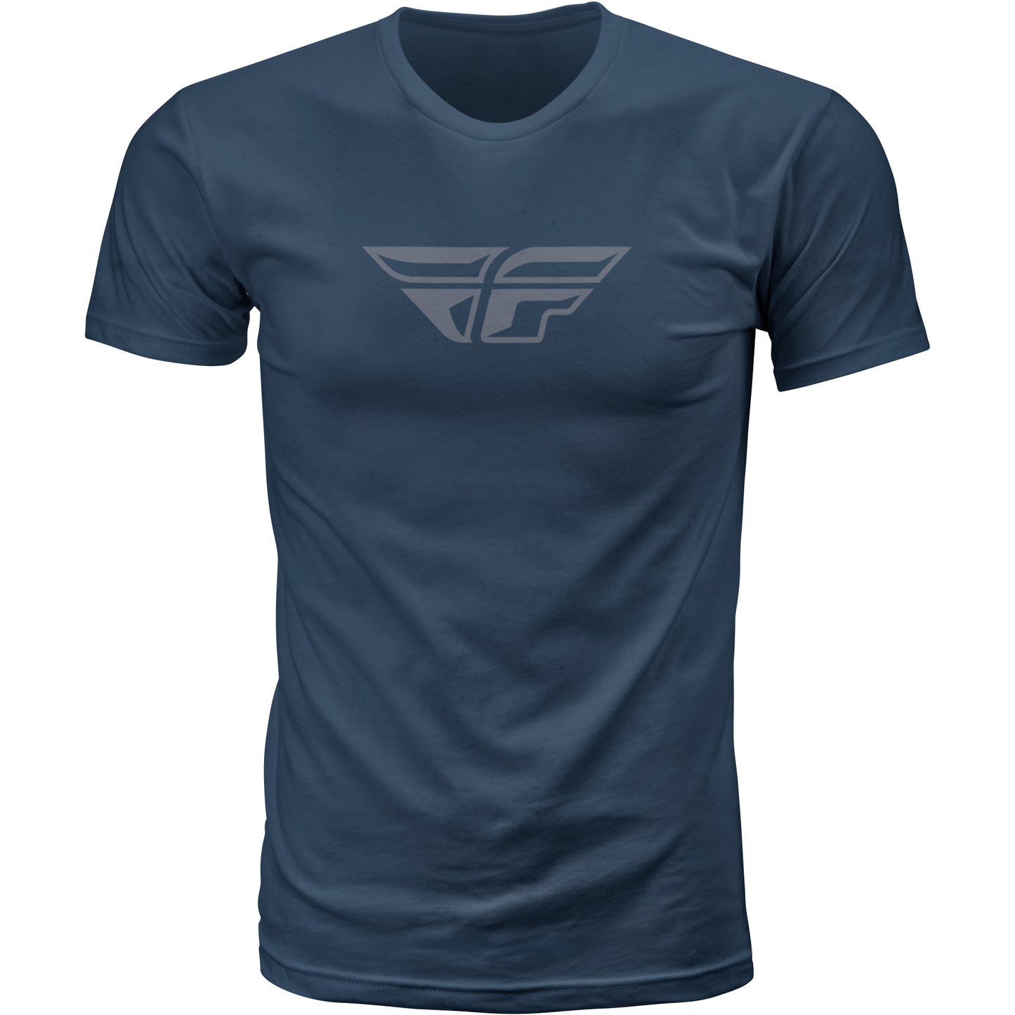 Fly F Wing Tee Midnight Navy/Grey Lg