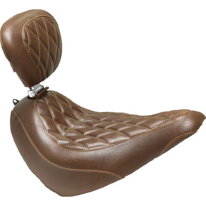 Mustang Harley Medallion Style Sissy Bar Pad Pillow (9.5 inch x 9 inch) - Black