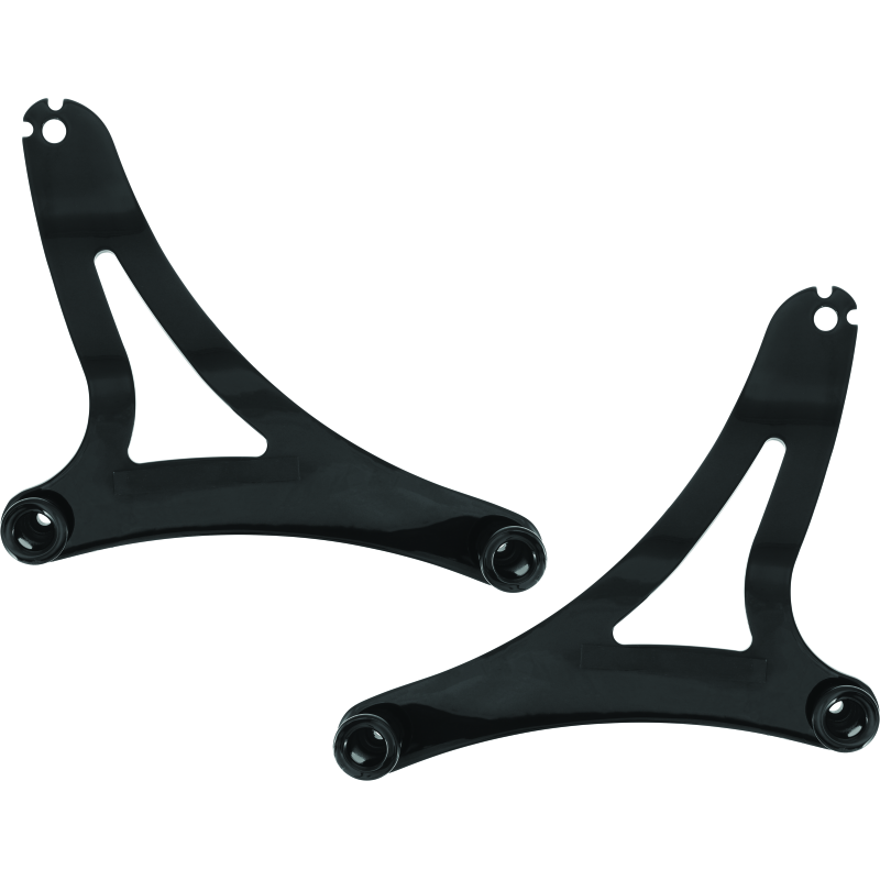 Kuryakyn Fixed Mounts Multi-Purpose Driver & Passenger Backrest 14-22 Indian Models Black