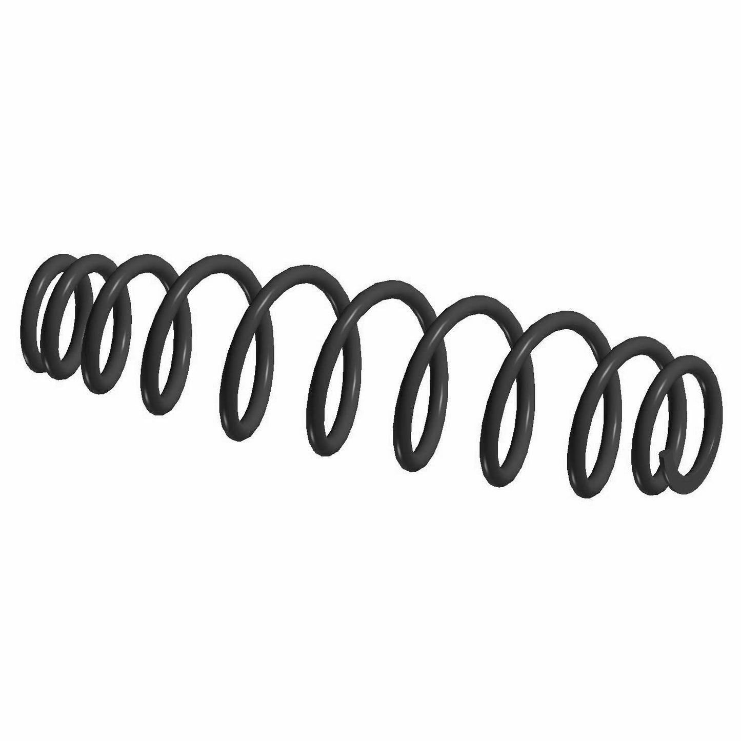 Polaris Ranger Spring, Front, Matte Black, Genuine OEM Part 7043654-458, Qty 1