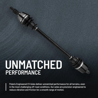 Polaris Rear Half Shaft CV Axle for Specific GENERAL 1000 & 4 1000 Models, Including Sport, Premium, Deluxe, RIDE COMMAND, EPS, Limited, Hunter, Full Assembly, OEM Part, Black, Qty 1-1334076