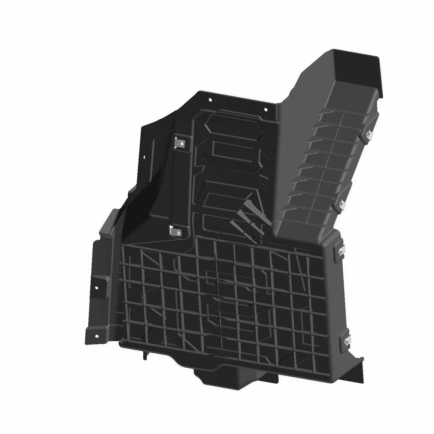 Polaris RZR Floor Assembly, Front, Right, Black, Genuine OEM Part 2637419-070, Qty 1