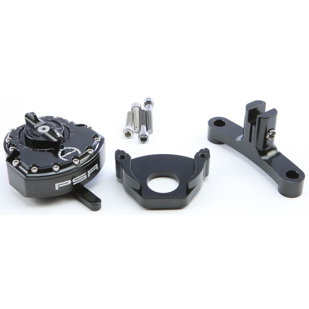 Steering Damper Kit Black Kaw