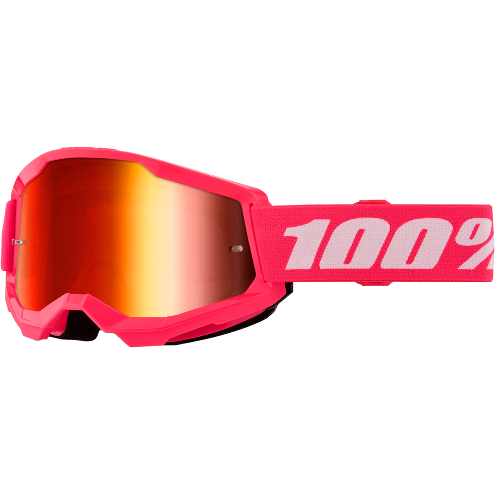 Strata 2 Junior Goggle Pink Mirror Red Lens